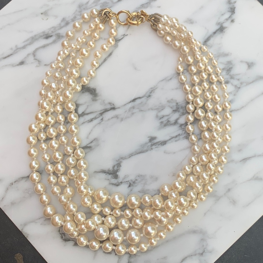 NWOT faux pearl J. Crew necklace